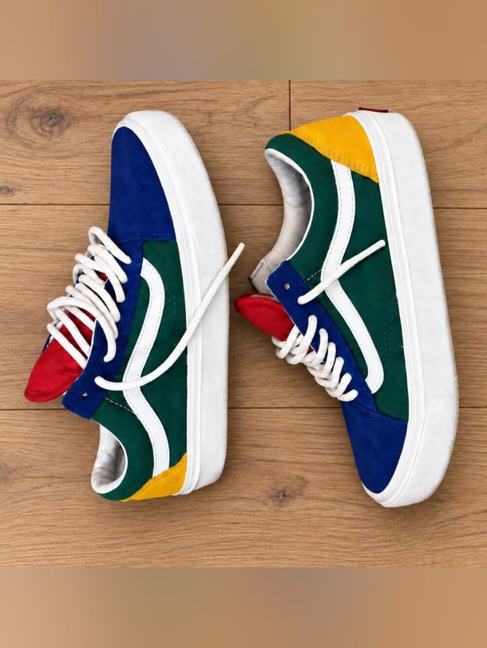 Vans Women's Multi-Color Low-Top Casual Sneakers Size 8